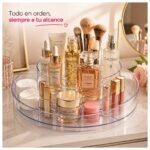 Organizador Multiuso De Acrílico Transparente Giratorio 360° - Imagen 6