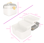 Baul maletin multiuso – Maquillaje – Multiproposito - Image 4