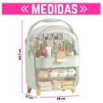 Maletín porta cosméticos con tapa manija y cajones - Image 2