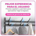 Rack Perchero Zapatero Estantes Organizador 4 Niveles Metal - Image 4