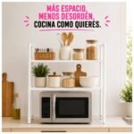 Estante Para Microondas Organizador Multifuncional Cocina - Imagen 7