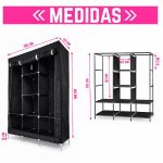 Armario Portátil Guardarropa Con Cierre - Image 3