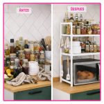 Estante Para Microondas Organizador Multifuncional Cocina - Image 7