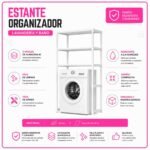 Organizador De Lavadero Mueble Baño Lavarropas 3 Estantes - Imagen 4