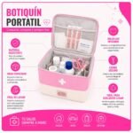 Estuche Maletín De Primeros Auxilios Portátil Viaje Hogar - Botiquin - Imagen 4