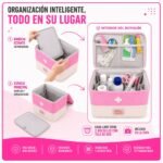 Estuche Maletín De Primeros Auxilios Portátil Viaje Hogar - Botiquin - Imagen 6