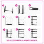 Organizador De Lavadero Mueble Baño Lavarropas 3 Estantes - Image 4