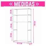 Organizador De Lavadero Mueble Baño Lavarropas 3 Estantes - Image 2