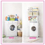 Organizador De Lavadero Mueble Baño Lavarropas 3 Estantes - Image 7