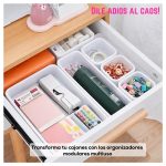 Set De 8 Organizadores De Cajones Multiuso 3 Tamaños - Image 8