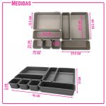 Set De 8 Organizadores De Cajones Multiuso 3 Tamaños - Image 2