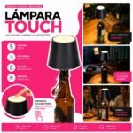 Lampara Velador Led Para Botellas Recargable Tactil - Imagen 6