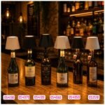 Lampara Velador Led Para Botellas Recargable Tactil
