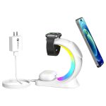 Cargador de celular Inalambrico Magnetico 3 en 1 con Luces - Image 8