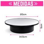 Plataforma Giratoria con Base Espejada para Fotografia - Imagen 2