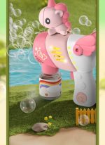 Burbujero Automático Pistola De Burbujas Unicornio Con Luces - Image 9