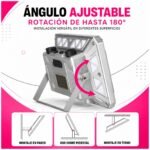 Reflector Luz LED fria calida RGB Recargable interior / exterior - Imagen 6