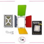 Reflector Luz LED fria calida RGB Recargable interior / exterior - Imagen 4