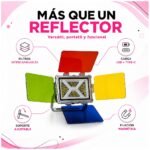 Reflector Luz LED fria calida RGB Recargable interior / exterior - Imagen 5