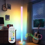 Lámpara de Pie LED Multicolor RGB con Control Base Cuadrada - Image 18