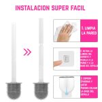 Escobilla silicona flexible con base adhesiva - Image 4