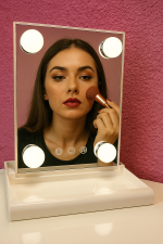 Espejo Para Maquillaje Luz Led Hollywood USB