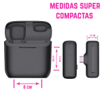 Micrófonos Inalámbricos Corbateros x2 Tipo C - Image 2