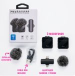 Micrófonos Corbateros Inalámbricos con Esponjas Antiviento Iphone y Android - Image 8