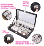 Estuche Caja para Guardado de Relojes y Gafas con Cerradura - Image 3