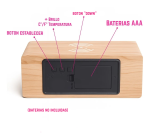 Despertador Digital Con Cargador Alarma Temperatura - Image 7