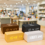 Despertador Digital Con Cargador Alarma Temperatura