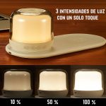 Parlante Velador con Base de Carga Ovalada y Luces Rgb - Image 5