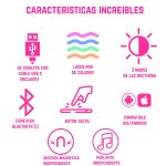 Parlante Velador con Base de Carga Ovalada y Luces Rgb - Image 4