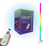 Lámpara de Pie LED Multicolor RGB con Control Base Cuadrada - Image 5