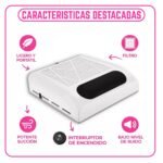 Extractor de Polvo para Manicura con Filtro Reutilizable - Imagen 4