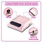 Extractor de Polvo para Manicura con Filtro Reutilizable - Imagen 5