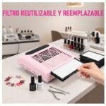 Extractor de Polvo para Manicura con Filtro Reutilizable - Imagen 9