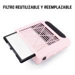 Extractor de Polvo para Manicura con Filtro Reutilizable - Image 14