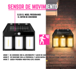 Farol Luz Led Solar Fotosensible Y Sensor Movimiento 3 Modos - Image 3
