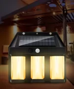 Farol Luz Led Solar Fotosensible Y Sensor Movimiento 3 Modos