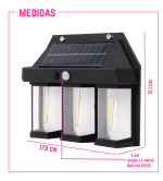 Farol Luz Led Solar Fotosensible Y Sensor Movimiento 3 Modos - Image 2