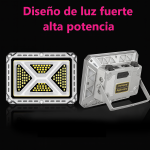 Reflector Luz LED fria calida RGB Recargable interior / exterior - Image 6