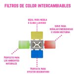 Reflector Luz LED fria calida RGB Recargable interior / exterior - Image 7