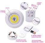 Luz Led X3 Con Control Remoto Temporizador a Pilas - Image 2