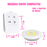 Luz Led X3 Con Control Remoto Temporizador a Pilas - Image 3