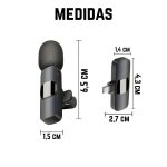 Set x2 Micrófonos Corbateros Inalámbricos con Receptor USB-C - Image 3