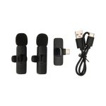 Set x2 Micrófonos Corbateros Inalámbricos con Receptor USB-C - Image 12