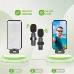 Set x2 Micrófonos Corbateros Inalámbricos con Receptor USB-C - Image 6