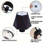 Lampara Velador Led Táctil Recargable Para Botellas - Image 20