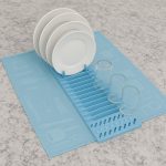 Escurridor con Paño Secaplatos de Microfibra 2 en 1 - Image 3